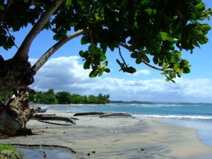 Plaja Mahambo, pe coasta de est a Insulei